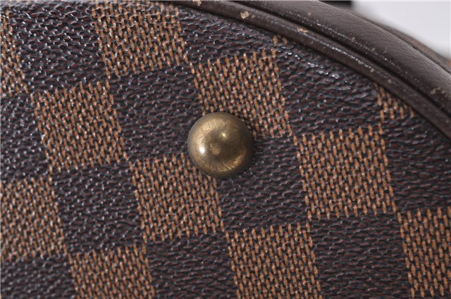 Authentic Louis Vuitton Damier Marais Bucket Shoulder Bag N42240 LV 9832C