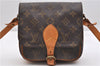 Auth Louis Vuitton Monogram Cartouchiere PM Shoulder Cross Bag M51254 LV 9835C