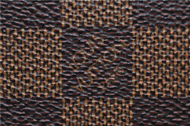Auth Louis Vuitton Damier Porte Monnaie Billets Tresor Wallet N61730 LV 9836D