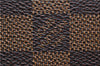 Auth Louis Vuitton Damier Porte Monnaie Billets Tresor Wallet N61730 LV 9836D