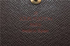 Auth Louis Vuitton Damier Porte Monnaie Billets Tresor Wallet N61730 LV 9836D