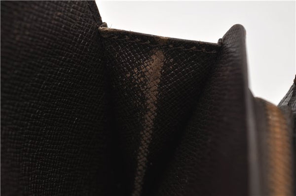 Auth Louis Vuitton Damier Porte Monnaie Billets Tresor Wallet N61730 LV 9836D