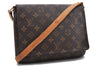 Authentic Louis Vuitton Monogram Musette Tango Shoulder Bag M51257 LV 9838C