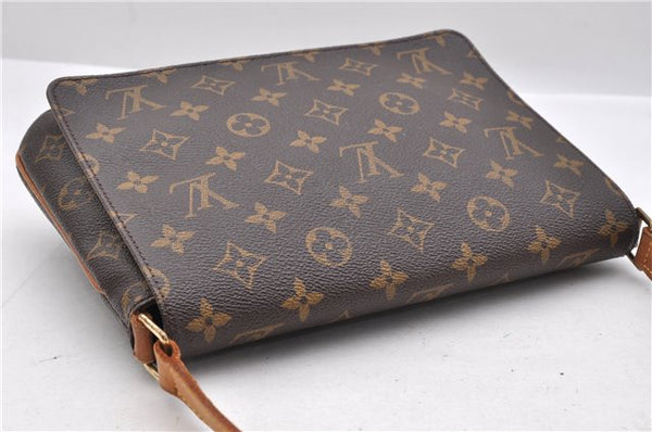 Authentic Louis Vuitton Monogram Musette Tango Shoulder Bag M51257 LV 9838C