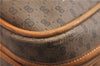 Authentic GUCCI Web Sherry Line Micro GG Travel Bag PVC Leather Brown 9844C