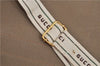 Authentic GUCCI Web Sherry Line Micro GG Travel Bag PVC Leather Brown 9844C