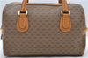 Authentic GUCCI Micro GG PVC Leather 2Way Shoulder Hand Bag Purse Brown 9849C