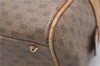 Authentic GUCCI Micro GG PVC Leather 2Way Shoulder Hand Bag Purse Brown 9849C