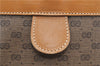 Authentic GUCCI Micro GG PVC Leather 2Way Shoulder Hand Bag Purse Brown 9849C