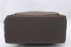 Authentic GUCCI Bamboo 2way Hand Shoulder Bag Purse Nylon Leather Khaki 9850C