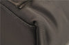 Authentic GUCCI Bamboo 2way Hand Shoulder Bag Purse Nylon Leather Khaki 9850C