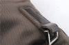 Authentic GUCCI Bamboo 2way Hand Shoulder Bag Purse Nylon Leather Khaki 9850C