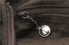 Authentic GUCCI Bamboo 2way Hand Shoulder Bag Purse Nylon Leather Khaki 9850C
