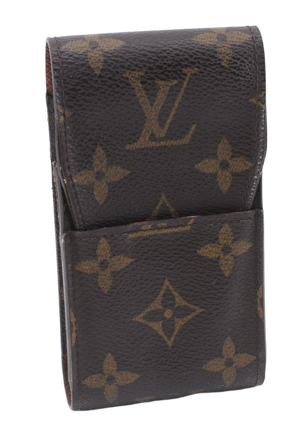 Authentic Louis Vuitton Monogram Etui Cigarette Case M63024 LV 9854D