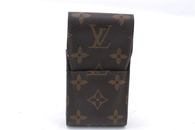 Authentic Louis Vuitton Monogram Etui Cigarette Case M63024 LV 9854D