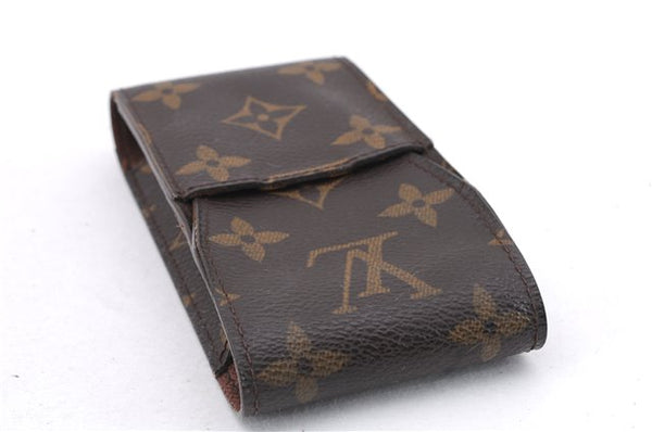 Authentic Louis Vuitton Monogram Etui Cigarette Case M63024 LV 9854D