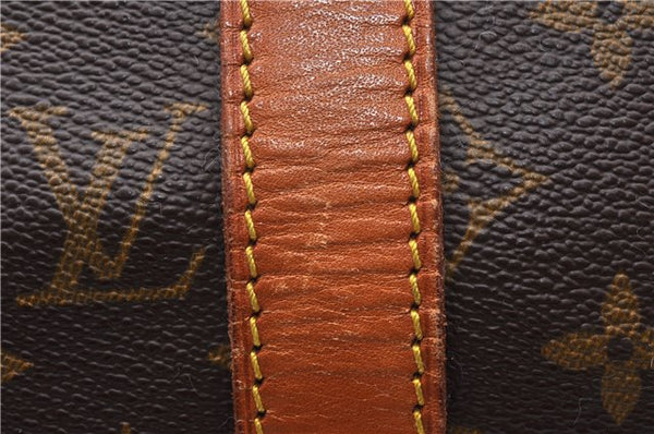 Auth Louis Vuitton Monogram Keepall Bandouliere 50 Boston Bag M41416 LV 9856C