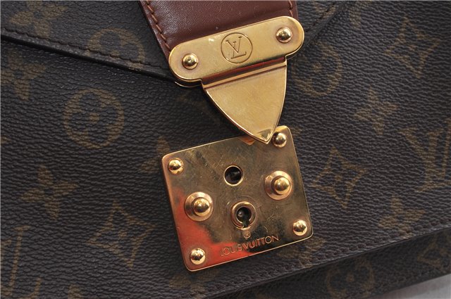 Authentic Louis Vuitton Monogram Monceau 2Way Shoulder Hand Bag M51187 LV 9858C