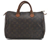 Authentic Louis Vuitton Monogram Speedy 30 Hand Bag M41526 LV 9859C