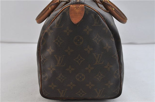 Authentic Louis Vuitton Monogram Speedy 30 Hand Bag M41526 LV 9859C