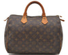 Authentic Louis Vuitton Monogram Speedy 30 Hand Bag M41526 LV 9860C