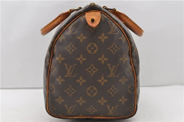 Authentic Louis Vuitton Monogram Speedy 30 Hand Bag M41526 LV 9860C