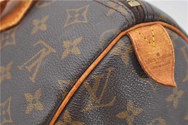 Authentic Louis Vuitton Monogram Speedy 30 Hand Bag M41526 LV 9860C