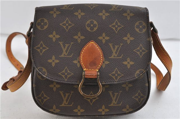 Auth Louis Vuitton Monogram Saint Cloud MM Shoulder Cross Bag M51243 LV 9861C