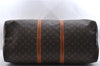 Authentic Louis Vuitton Monogram Keepall 60 Boston Bag M41422 LV 9864C