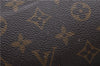 Authentic Louis Vuitton Monogram Sac Plat Hand Bag M51140 LV 9865C