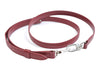 Authentic Louis Vuitton Leather Shoulder Strap Red 40.4-47.2" LV 9869E