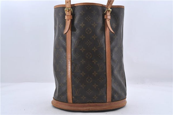 Authentic Louis Vuitton Monogram Bucket GM Shoulder Bag M42236 LV 9870C