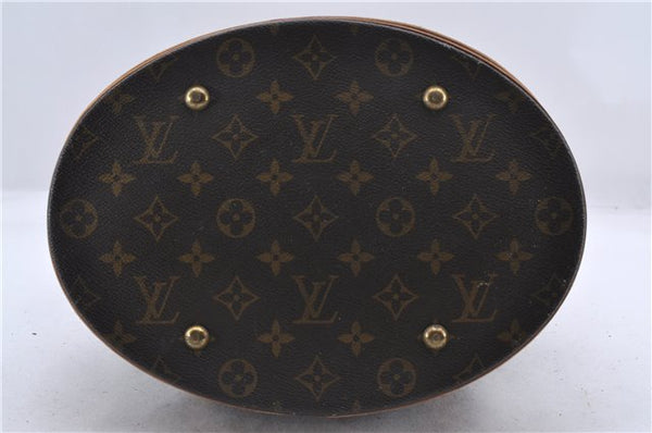 Authentic Louis Vuitton Monogram Bucket GM Shoulder Bag M42236 LV 9870C