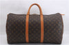 Authentic Louis Vuitton Monogram Keepall 50 Travel Boston Bag M41426 LV 9871E