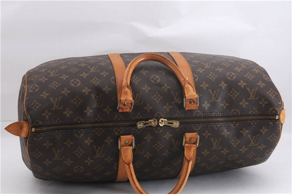 Authentic Louis Vuitton Monogram Keepall 50 Travel Boston Bag M41426 LV 9871E