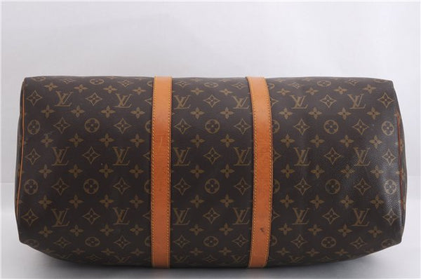 Authentic Louis Vuitton Monogram Keepall 50 Travel Boston Bag M41426 LV 9871E