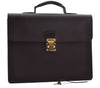 Authentic Louis Vuitton Taiga Serviette Moskova Briefcase Purple M30036 LV 9872C