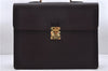 Authentic Louis Vuitton Taiga Serviette Moskova Briefcase Purple M30036 LV 9872C