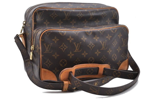 Authentic Louis Vuitton Monogram Nile Shoulder Cross Body Bag M45244 LV 9873C