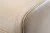 Authentic GUCCI Vintage Shoulder Bag Purse Leather 0013814 Ivory 9875D