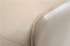 Authentic GUCCI Vintage Shoulder Bag Purse Leather 0013814 Ivory 9875D