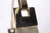 Authentic GUCCI Vintage Shoulder Bag Purse Leather 0013814 Ivory 9875D