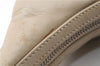 Authentic GUCCI Vintage Shoulder Bag Purse Leather 0013814 Ivory 9875D