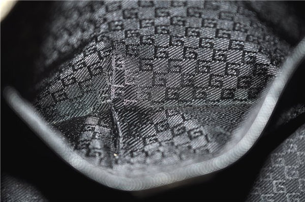 Authentic GUCCI Vintage Shoulder Bag Purse Leather 0013814 Ivory 9875D