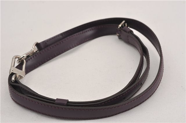 Authentic Louis Vuitton Leather Shoulder Strap Purple 40.6-47.6