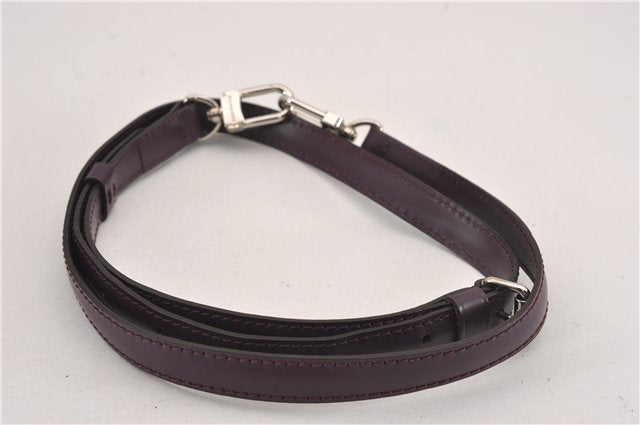 Authentic Louis Vuitton Leather Shoulder Strap Purple 40.6-47.6