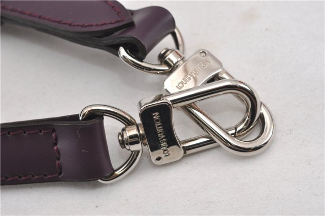 Authentic Louis Vuitton Leather Shoulder Strap Purple 40.6-47.6