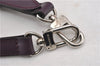 Authentic Louis Vuitton Leather Shoulder Strap Purple 40.6-47.6" LV 9877F