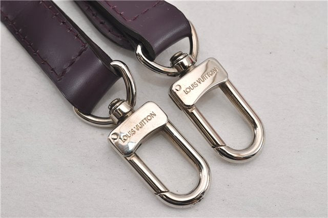 Authentic Louis Vuitton Leather Shoulder Strap Purple 40.6-47.6