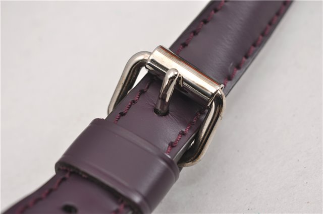 Authentic Louis Vuitton Leather Shoulder Strap Purple 40.6-47.6